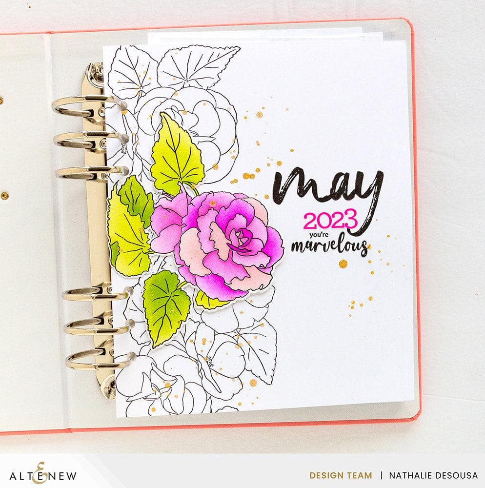 Altenew Build-A-Garden Set Build-A-Garden: Frilly Begonia