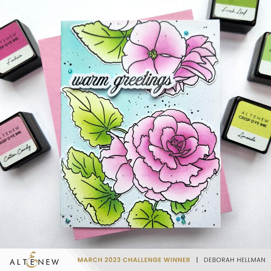 Altenew Build-A-Garden Set Build-A-Garden: Frilly Begonia