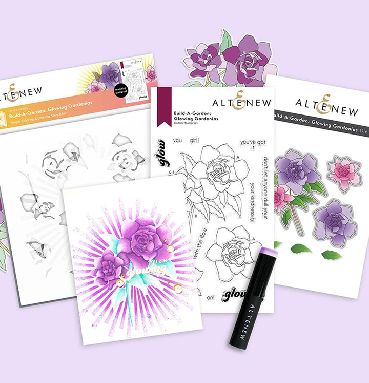 Altenew Build-A-Garden Set Build-A-Garden: Glowing Gardenias