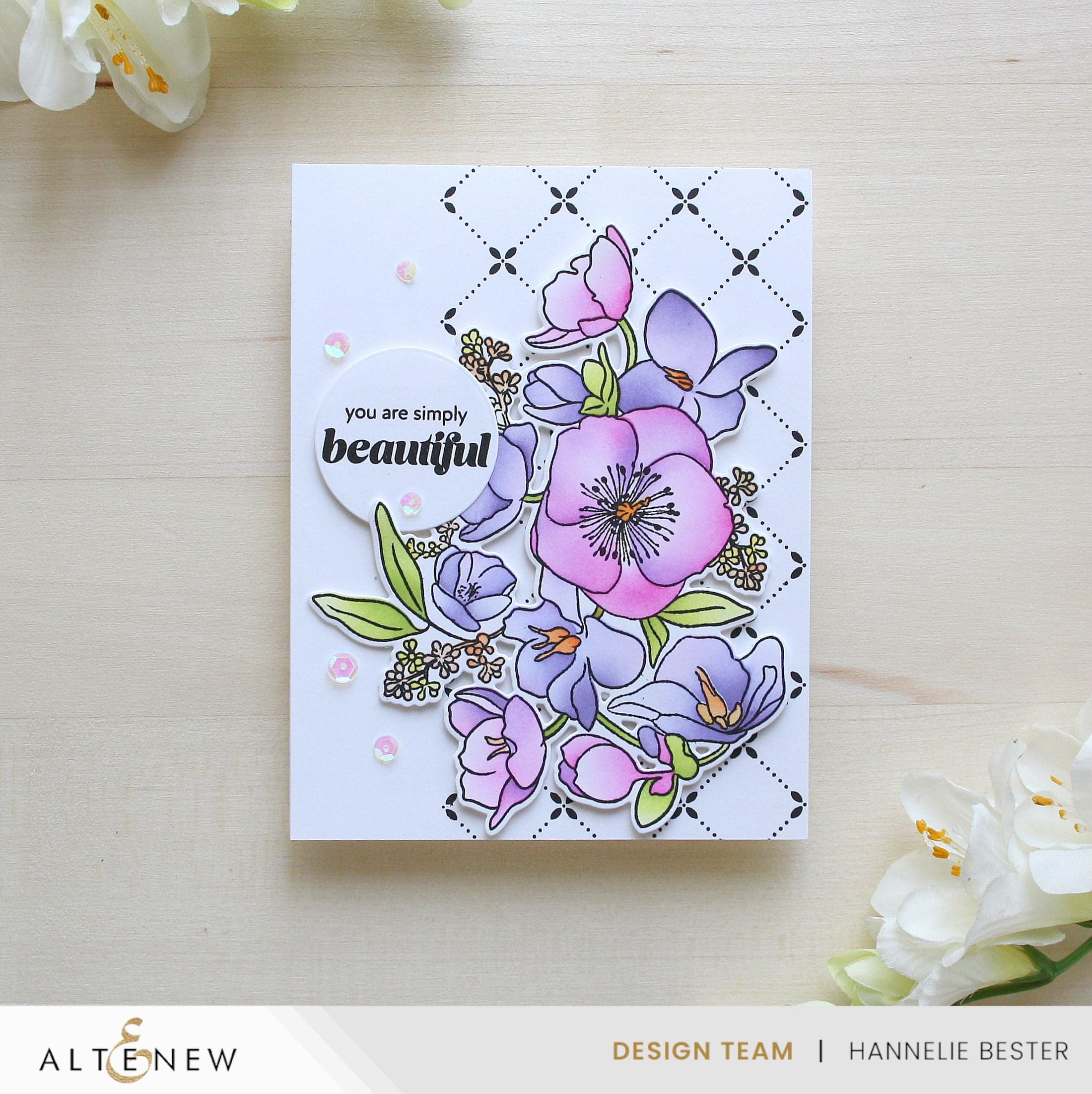 Build-A-Garden: Hellebore Haven | Altenew - Floral Coloring Set