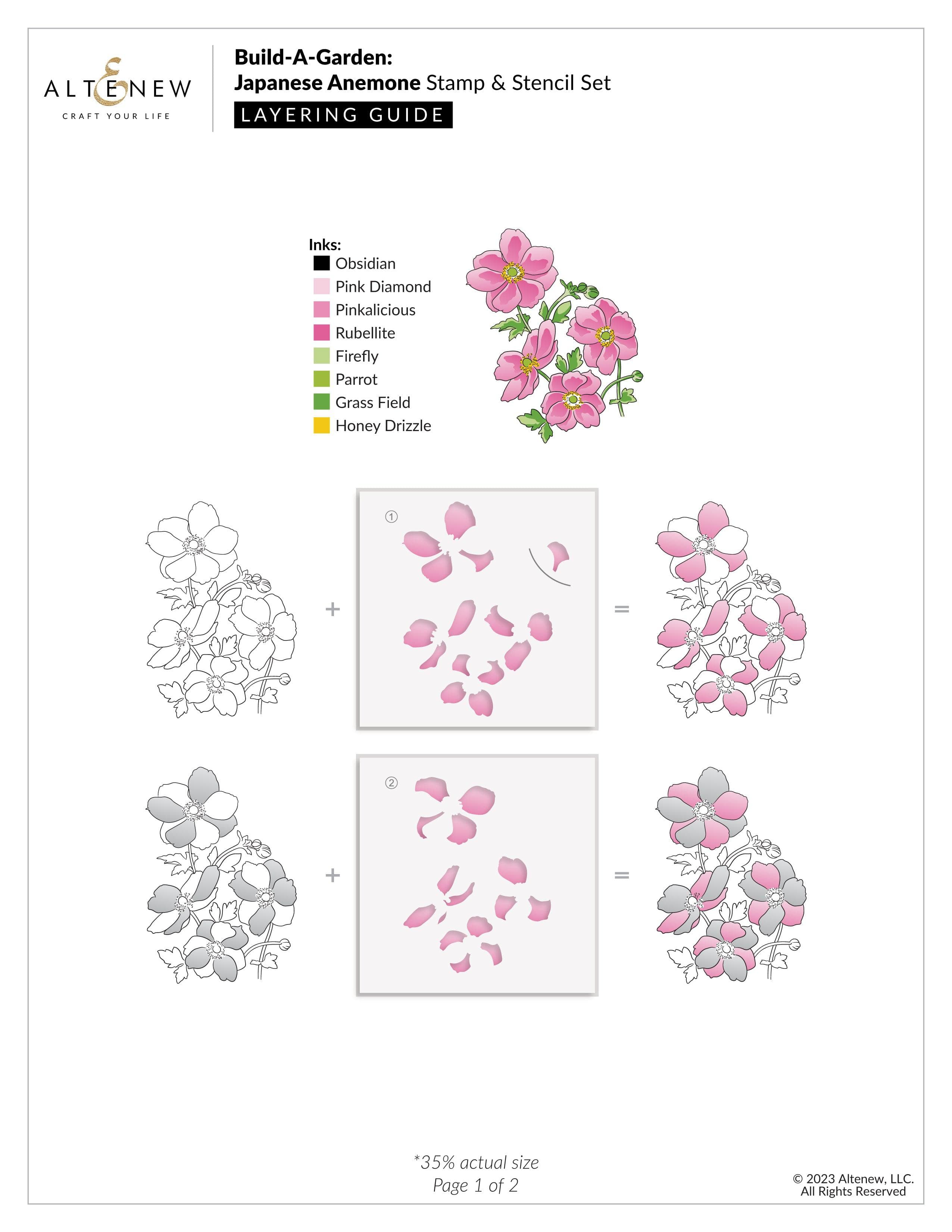 Build-A-Garden: Japanese Anemone | Altenew