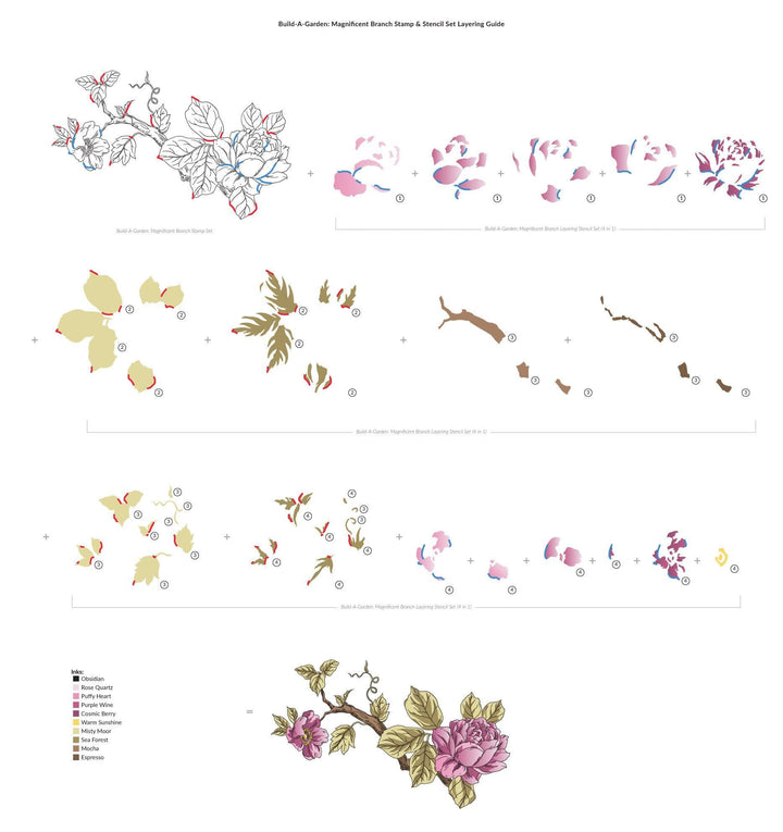 Altenew Build-A-Garden Set Build-A-Garden: Magnificent Branch