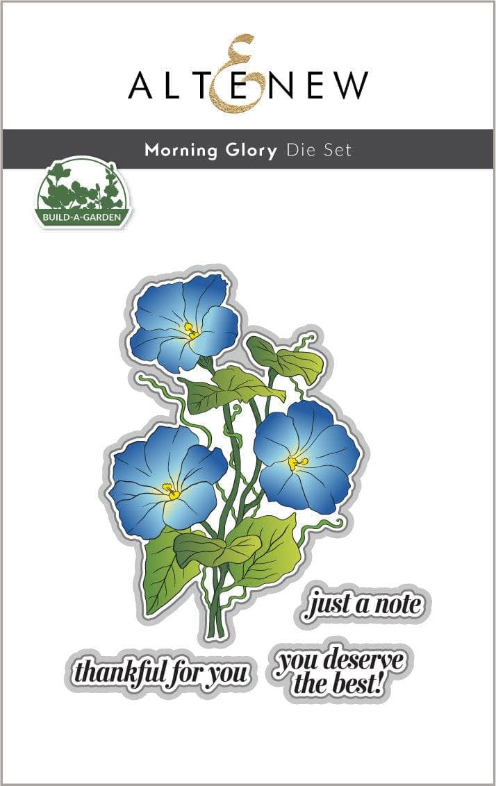 Build-A-Garden: Morning Glory | Altenew - Floral Stamp & Die Set