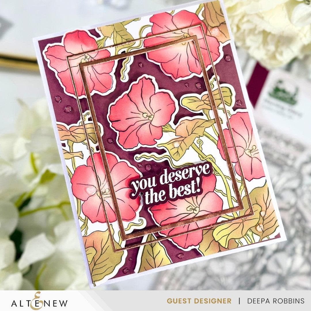 Build-A-Garden: Morning Glory | Altenew - Floral Stamp & Die Set