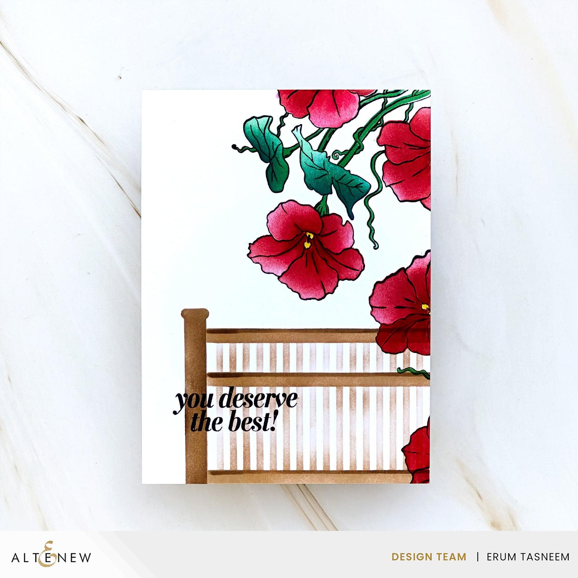 Build-A-Garden: Morning Glory | Altenew - Floral Stamp & Die Set