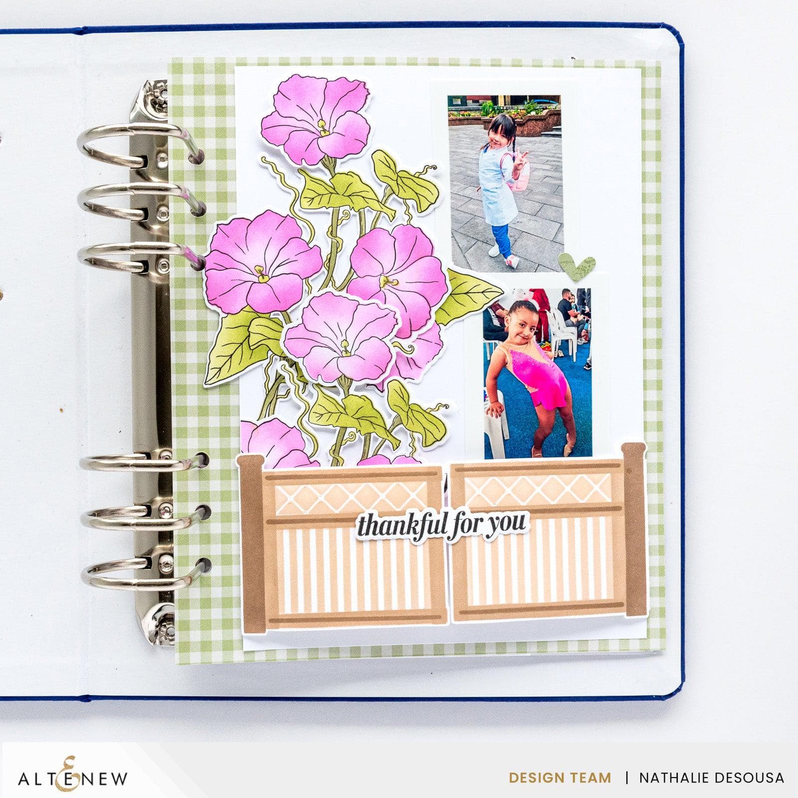 Build-A-Garden: Morning Glory | Altenew - Floral Stamp & Die Set