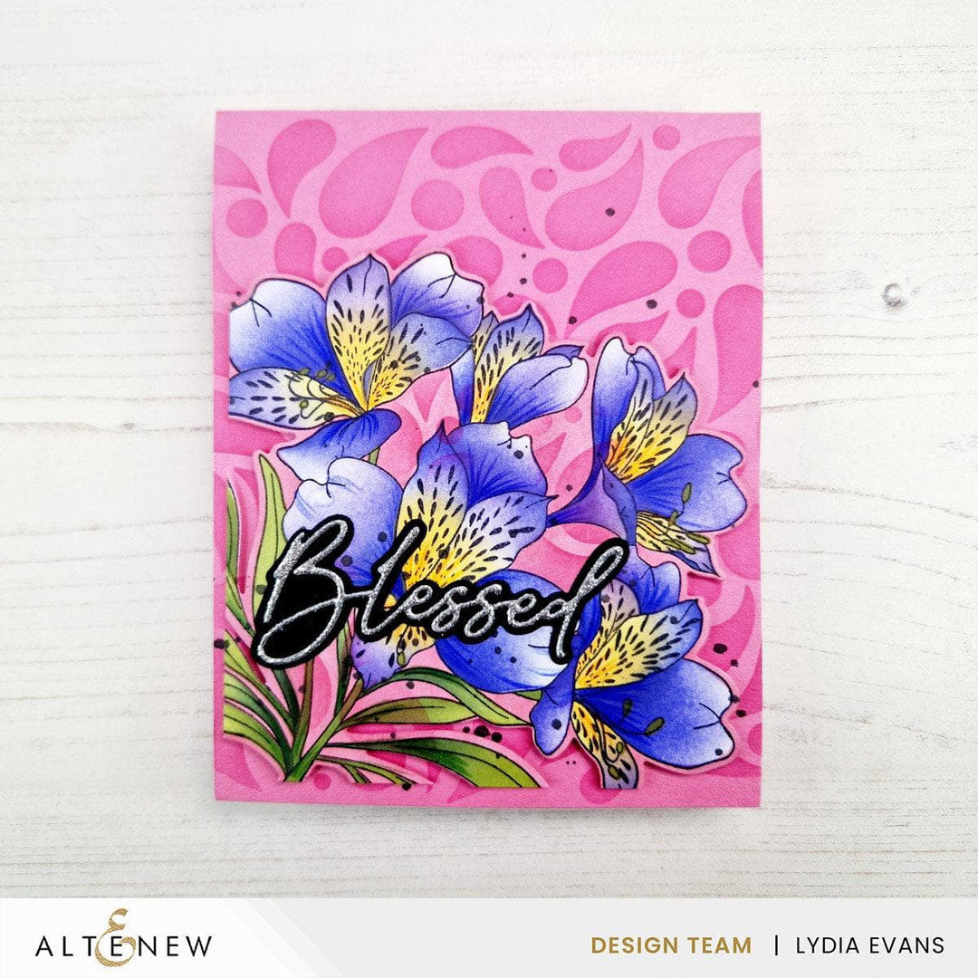 altenew build a flower peruvian lily Altenew Build-A-Garden: Peruvian Lily