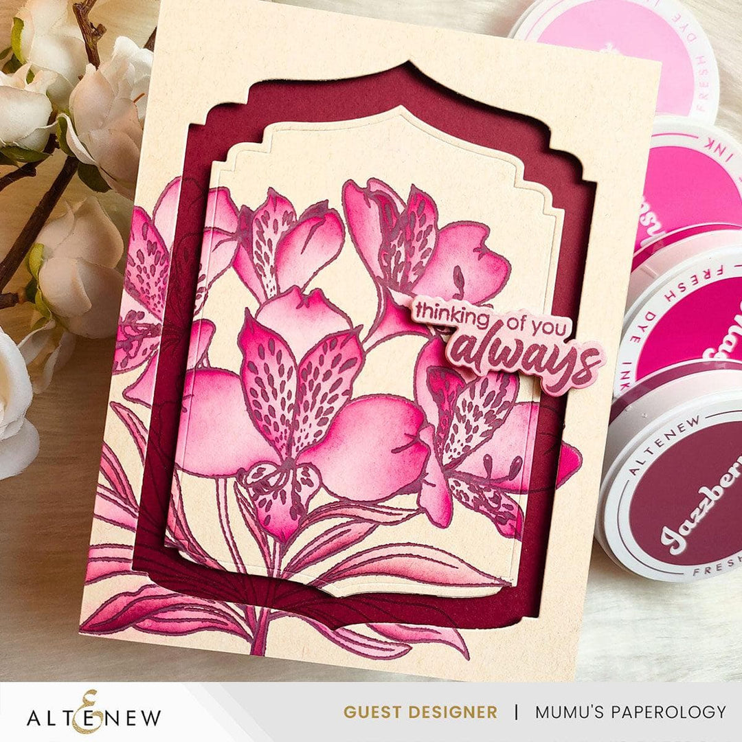 altenew build a flower peruvian lily Altenew Build-A-Garden: Peruvian Lily