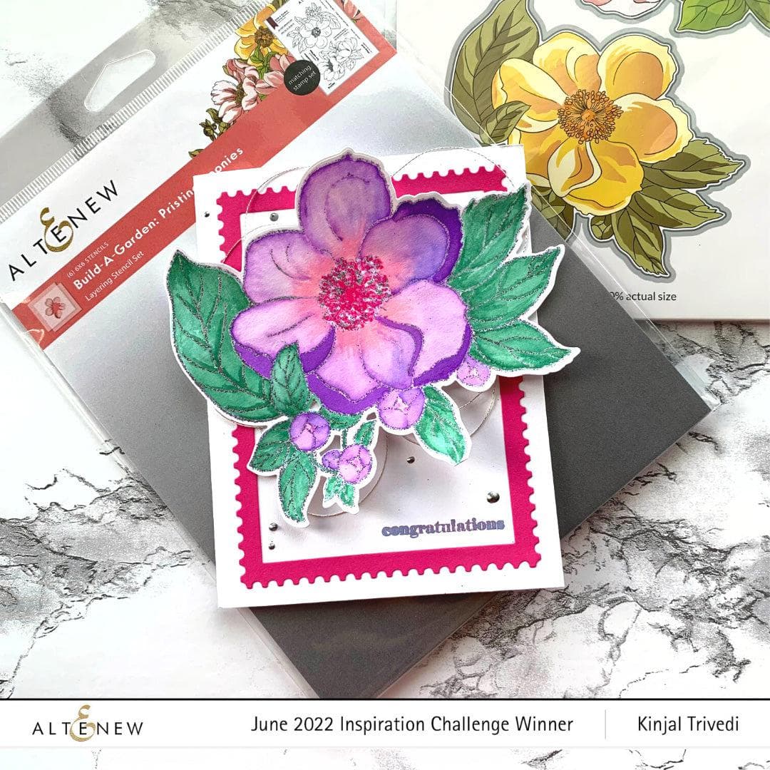 Altenew Build-A-Garden Set Build-A-Garden: Pristine Peonies