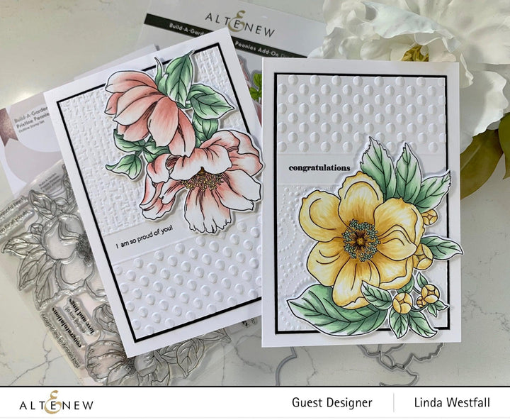 Altenew Build-A-Garden Set Build-A-Garden: Pristine Peonies