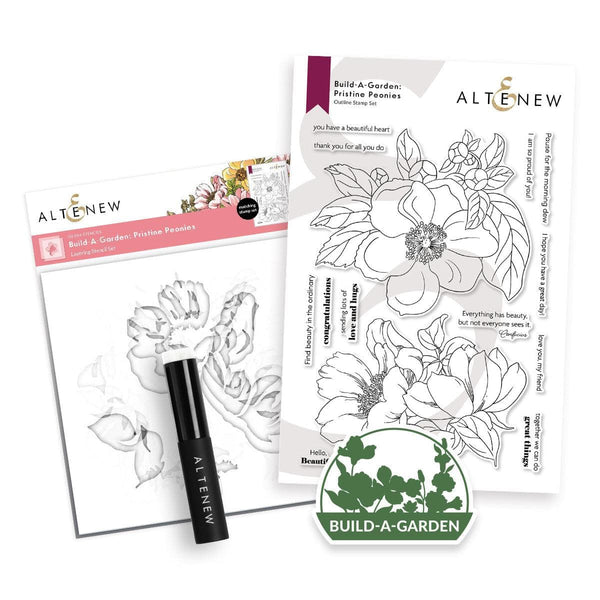 Altenew Build-A-Garden Set Build-A-Garden: Pristine Peonies
