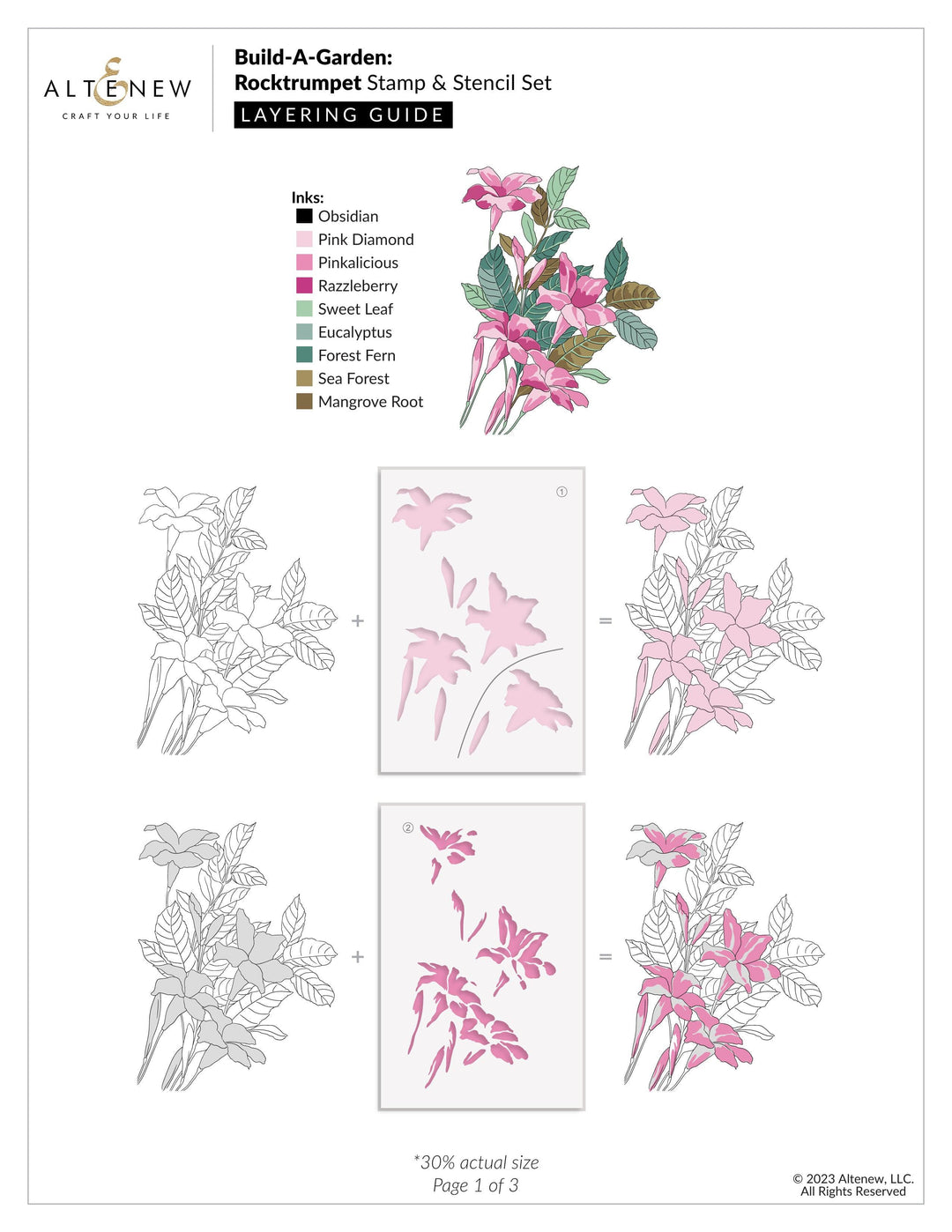 Altenew Build-A-Garden: Rocktrumpet