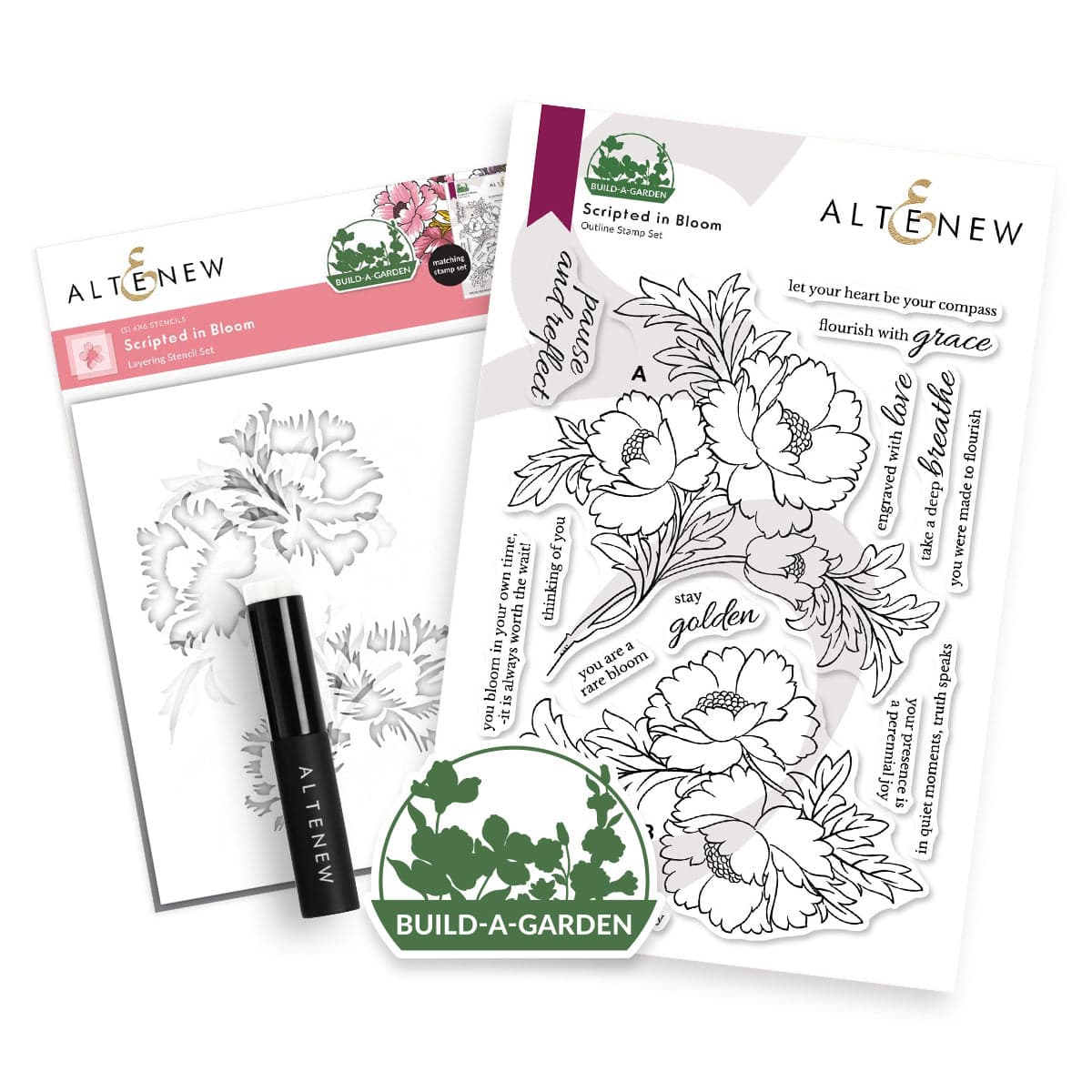 Build-A-Garden: Scripted in Bloom | Altenew