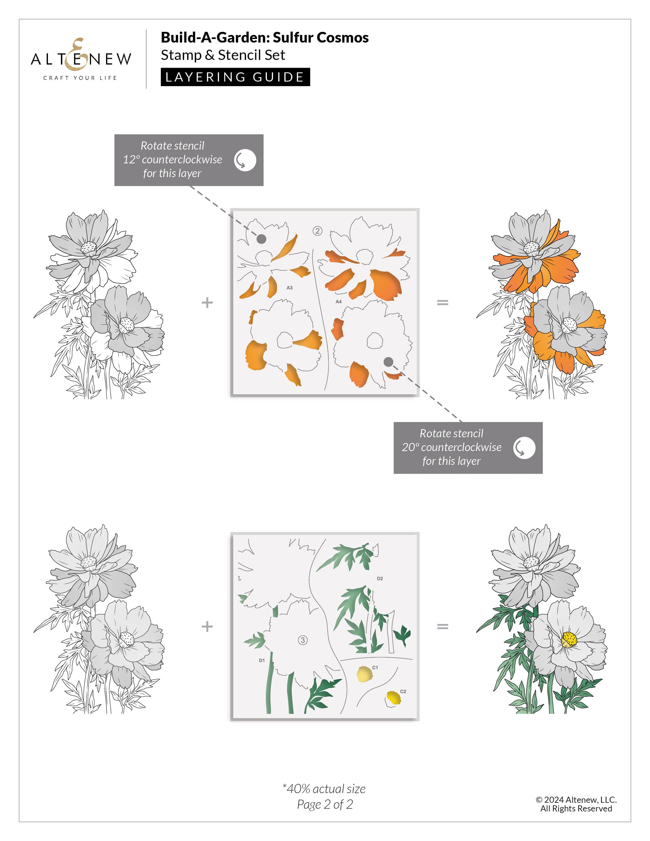 Build-A-Garden: Sulfur Cosmos | Altenew