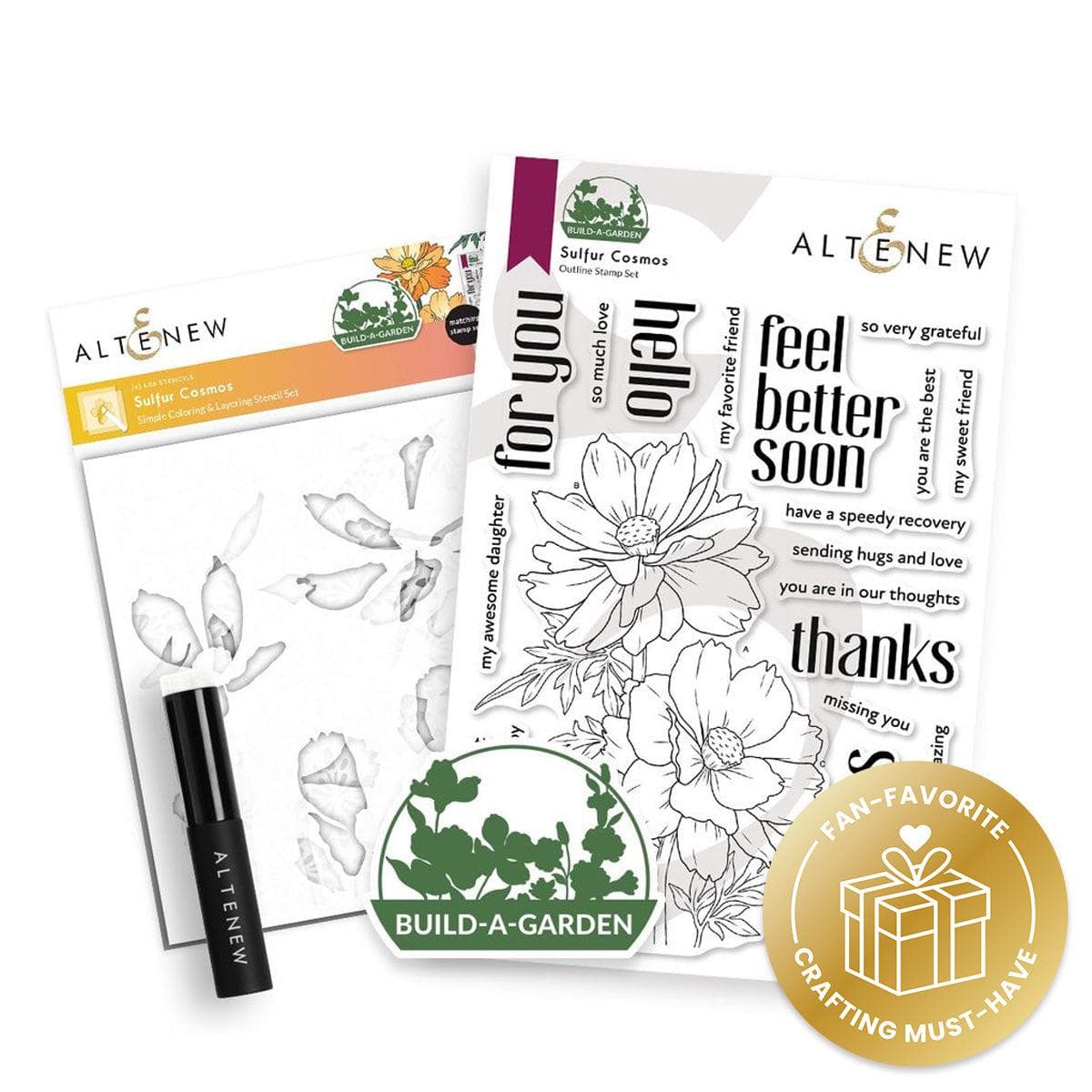 Build-A-Garden: Sulfur Cosmos | Altenew