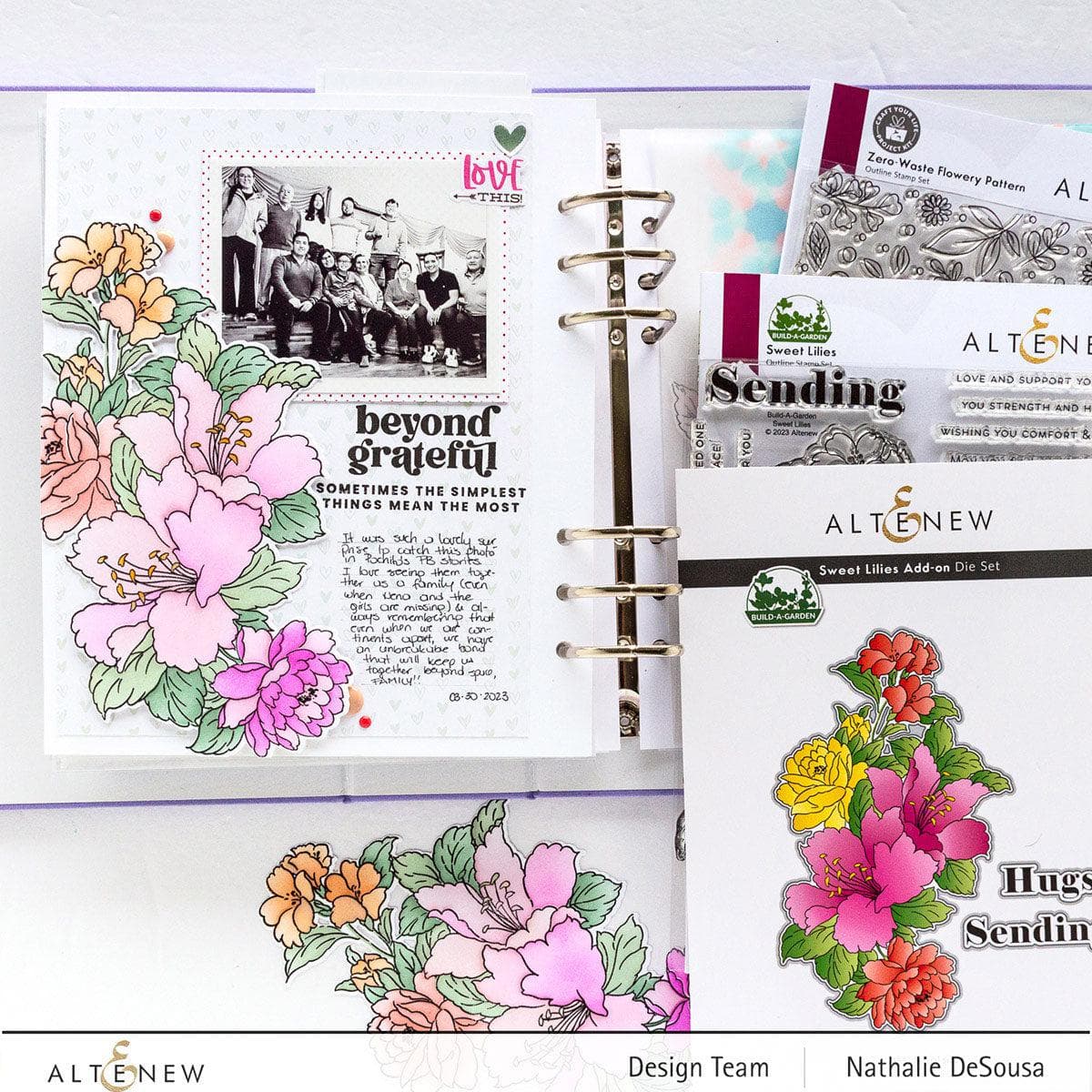 Build-A-Garden: Sweet Lilies | Altenew - Beautiful Lily Stamp Set