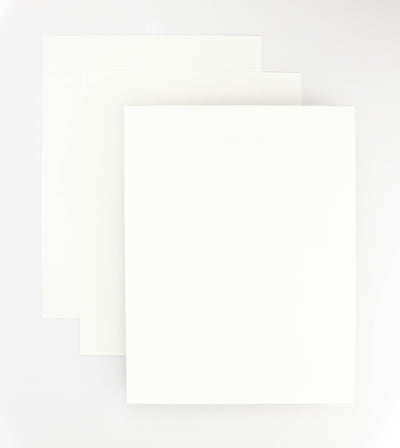 Altenew Cardstock 5 x 7 Classic Crest Solar White Notecards (50 cards/set)