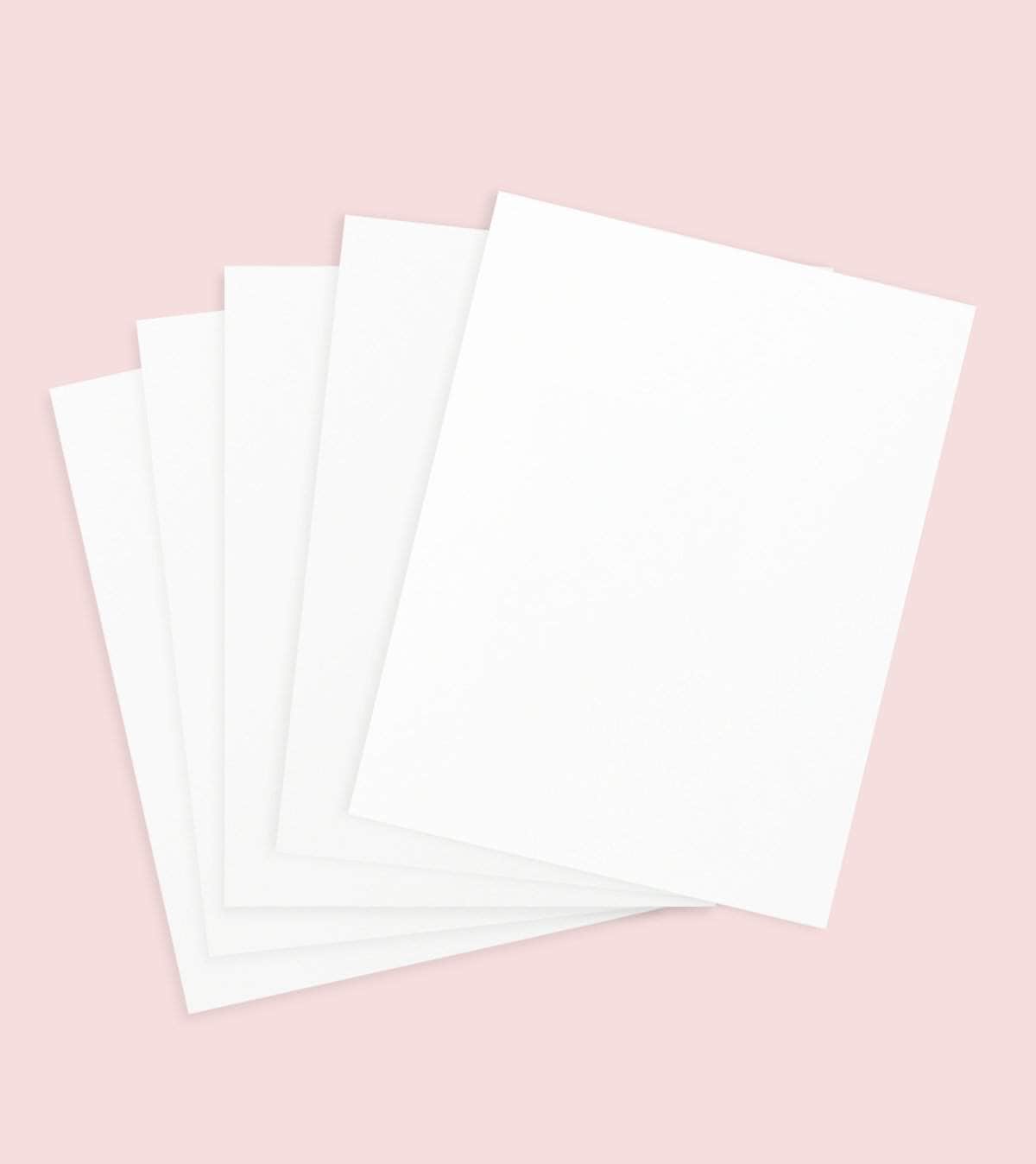 Bulk Blank White or Natural A2 sized Discount Card Stock