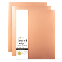 Ningbo Vivi Stationery & Gift Co.,Ltd Cardstock Brushed Copper Metallic Cardstock (10 sheets/set)