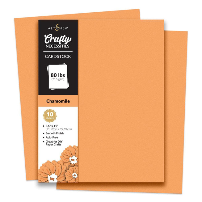 Altenew Crafty Necessities Cardstock Bundle with assorted colorful cardstock sheets for crafting and scrapbooking projects.