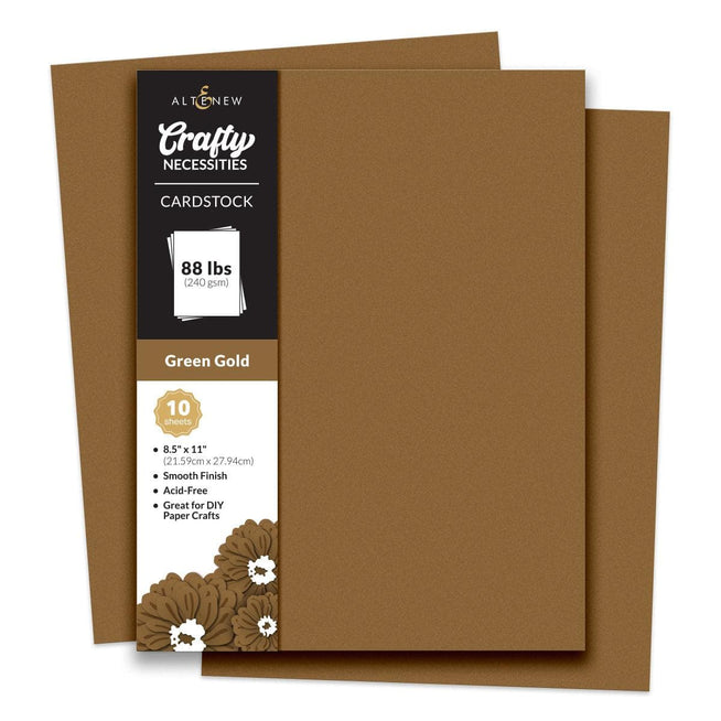 Altenew Crafty Necessities Cardstock Bundle featuring multiple vibrant sheets of colorful, textured cardstock for crafting projects.