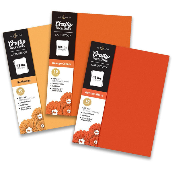 Crafty Necessities Cardstock Bundle (Warm & Cozy)