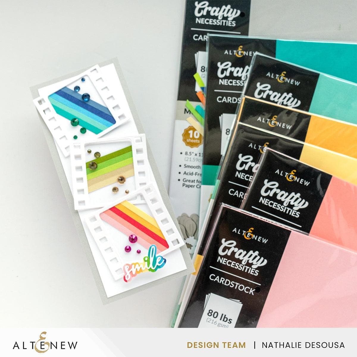 Crafty Necessities: Cozy Multi-color Cardstock Pack (10 sheets/set)