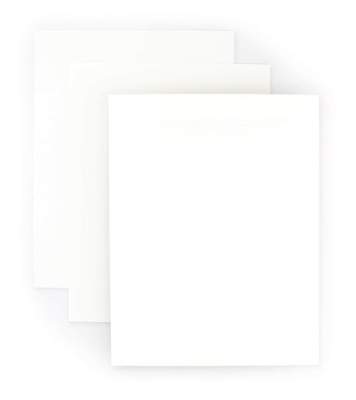 Basic WHITE (Standard) Card Stock Paper - 8.5 x 11 - 80lb Cover