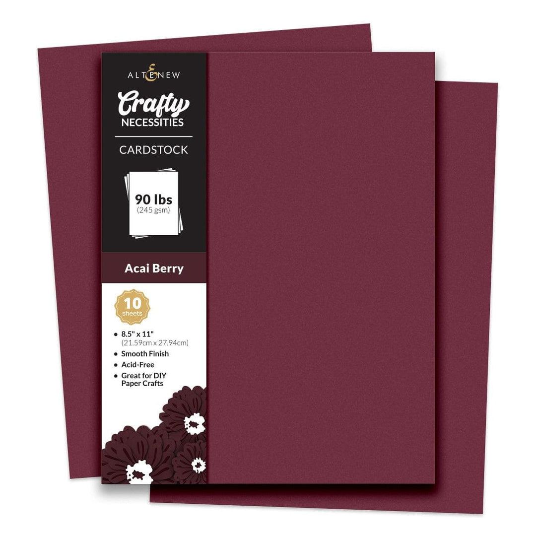Altenew Crafty Necessities: Acai Berry Cardstock (10 sheets/set)