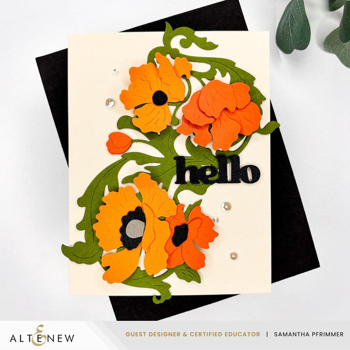 Crafty Necessities: Amber Blaze Cardstock (10 sheets/set)