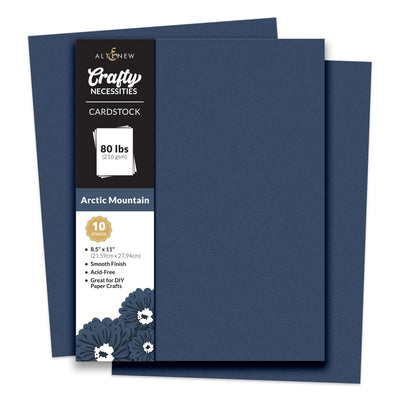 Crafty Necessities: Arctic Mountain Cardstock (10 sheets/set)