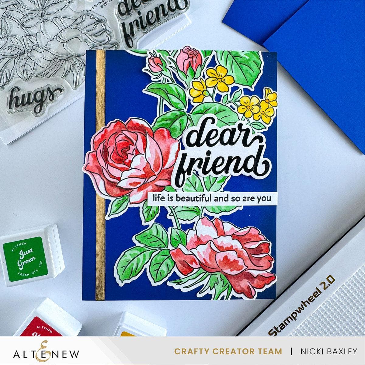 Crafty Necessities: Azurite Cardstock (10 sheets/set) | Altenew