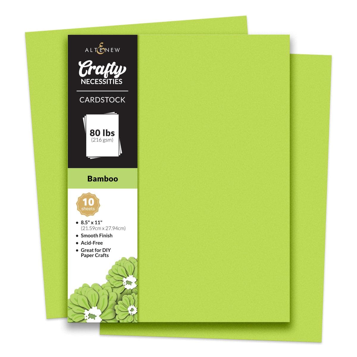Crafty Necessities: Bamboo Cardstock (10 sheets/set) | Altenew