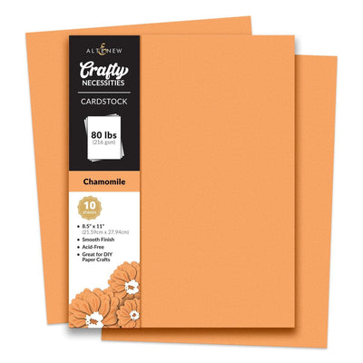 Crafty Necessities: Chamomile Cardstock (10 sheets/set)