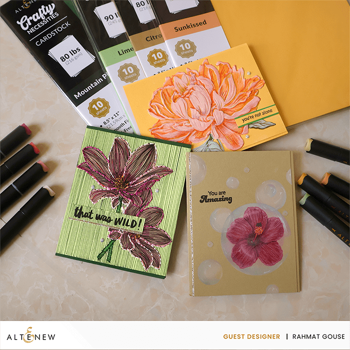 Crafty Necessities: Citronella Cardstock (10 sheets/set)