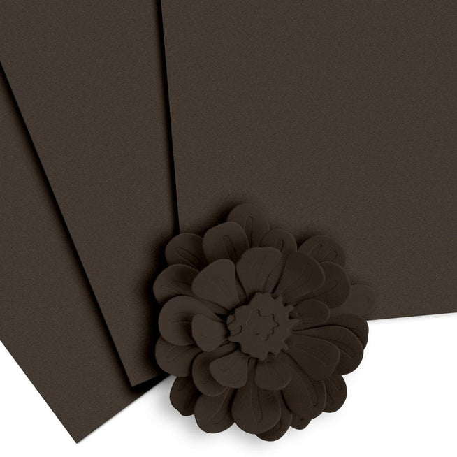 Dark chocolate cardstock from Altenew, Crafty Necessities set with 10 sheets of sturdy craft paper for creative projects.