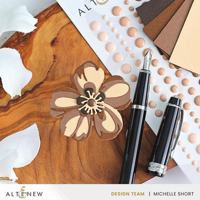 Set of 10 dark chocolate cardstock sheets from Altenew, perfect for crafting and card making projects.
