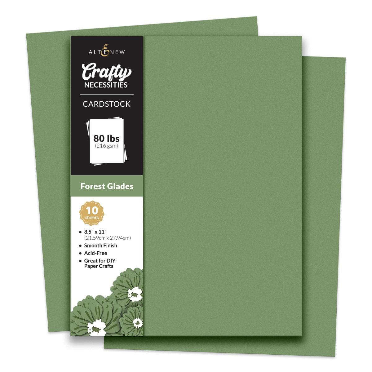 Crafty Necessities: Forest Glades Cardstock (10 sheets/set)