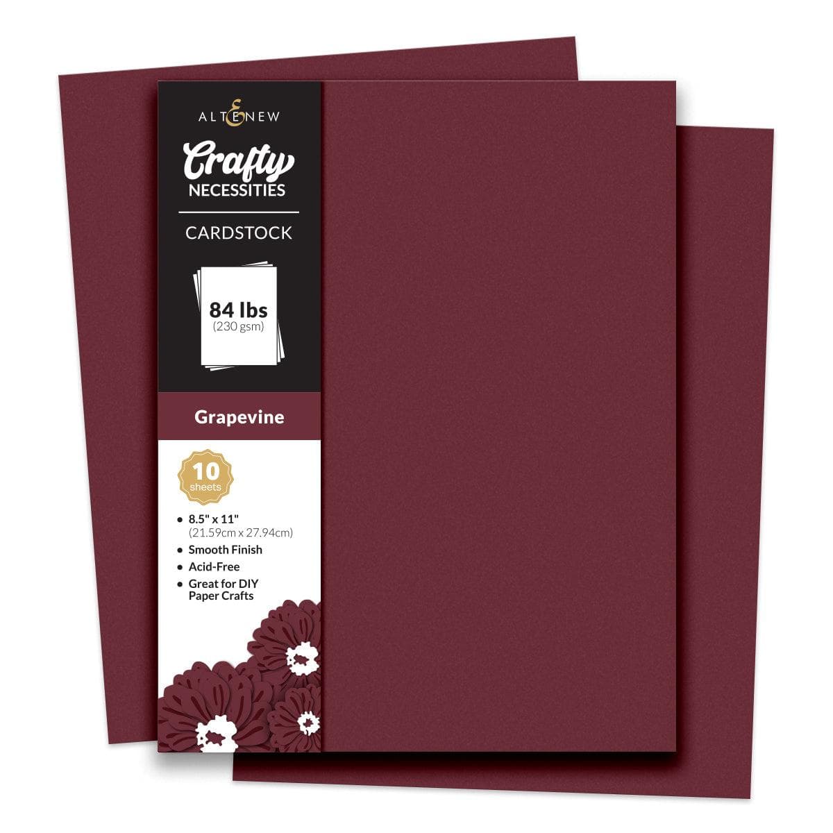 Crafty Necessities: Grapevine Cardstock (10 sheets/set) | Altenew