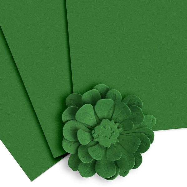 Crafty Necessities: Hunter Green Cardstock (10 sheets/set)