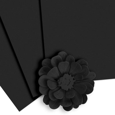 Crafty Necessities: Jet Black Cardstock (10 sheets/set)