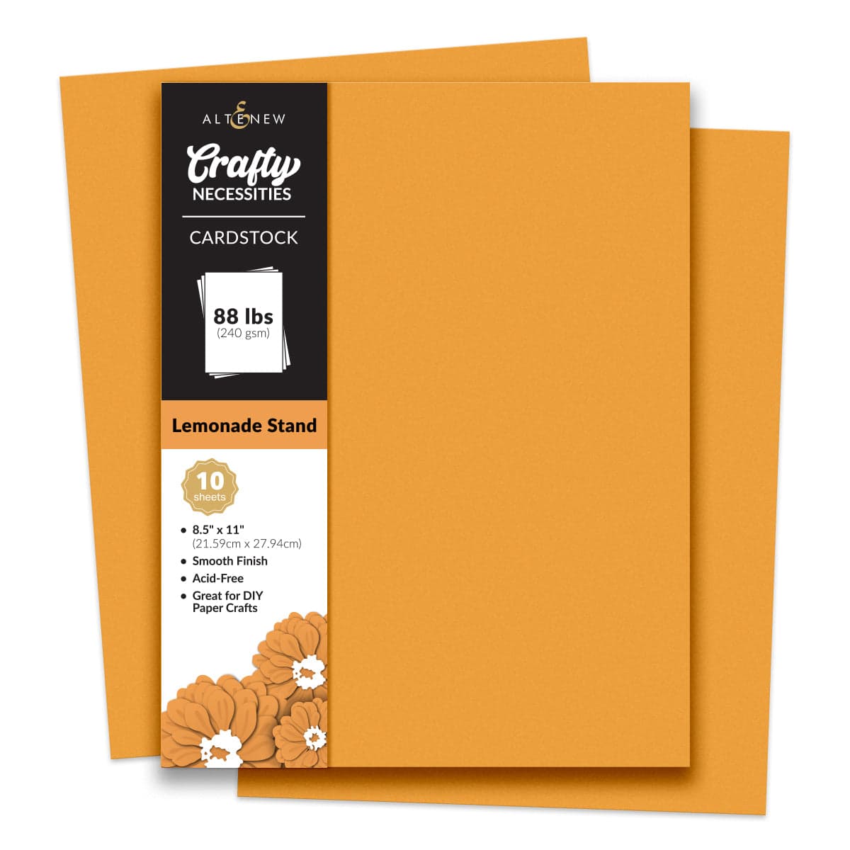 Crafty Necessities: Lemonade Stand Cardstock (10 sheets/set)