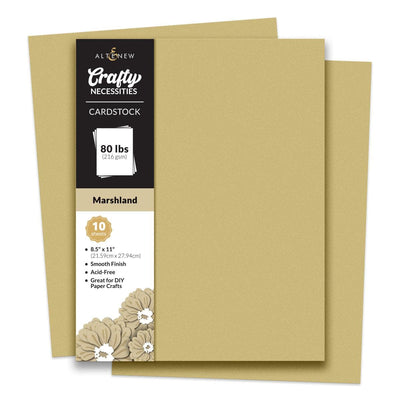 Crafty Necessities: Marshland Cardstock (10 sheets/set)