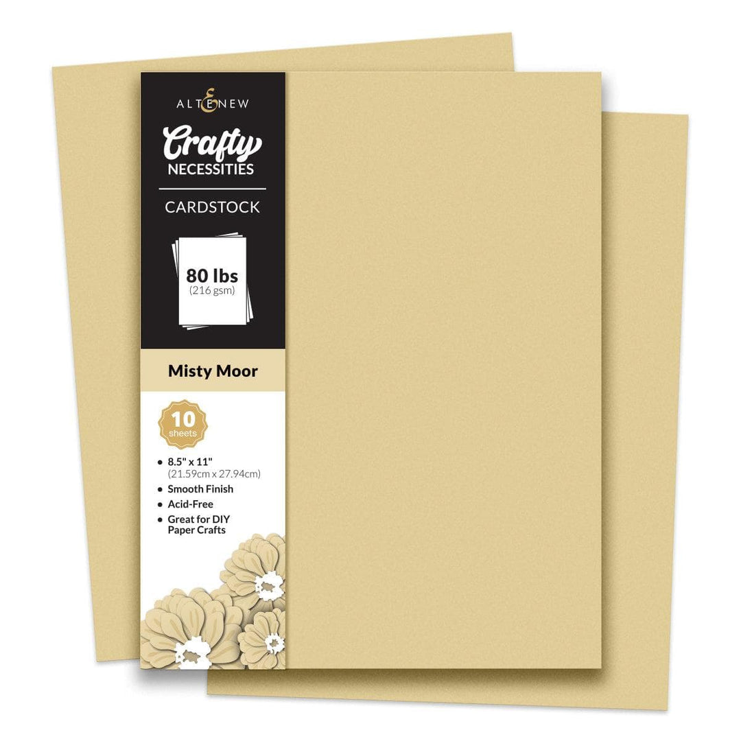 Crafty Necessities: Misty Moor Cardstock (10 sheets/set)