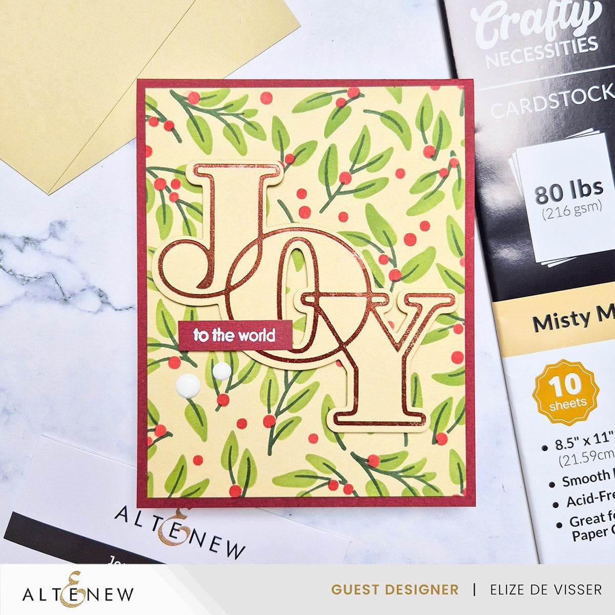 Crafty Necessities: Misty Moor Cardstock (10 sheets/set)