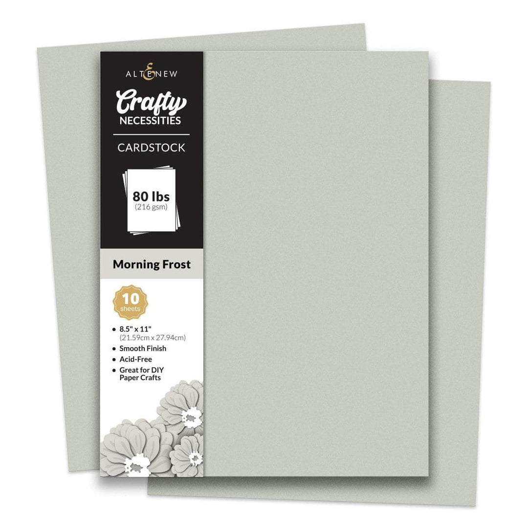 Crafty Necessities: Morning Frost Cardstock (10 sheets/set)