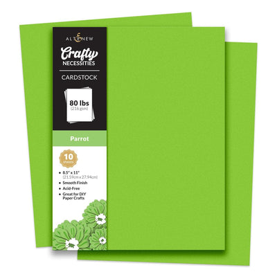 Crafty Necessities: Parrot Cardstock (10 sheets/set)