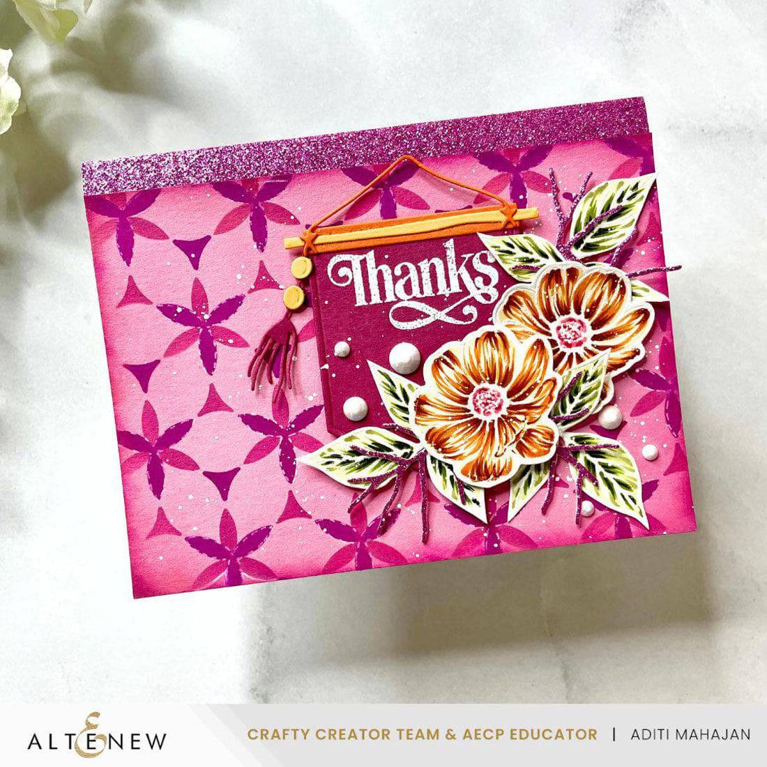Crafty Necessities: Pink Diamond Cardstock (10 sheets/set) | Altenew