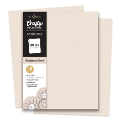 Crafty Necessities: Shattered Shell Cardstock (10 sheets/set)