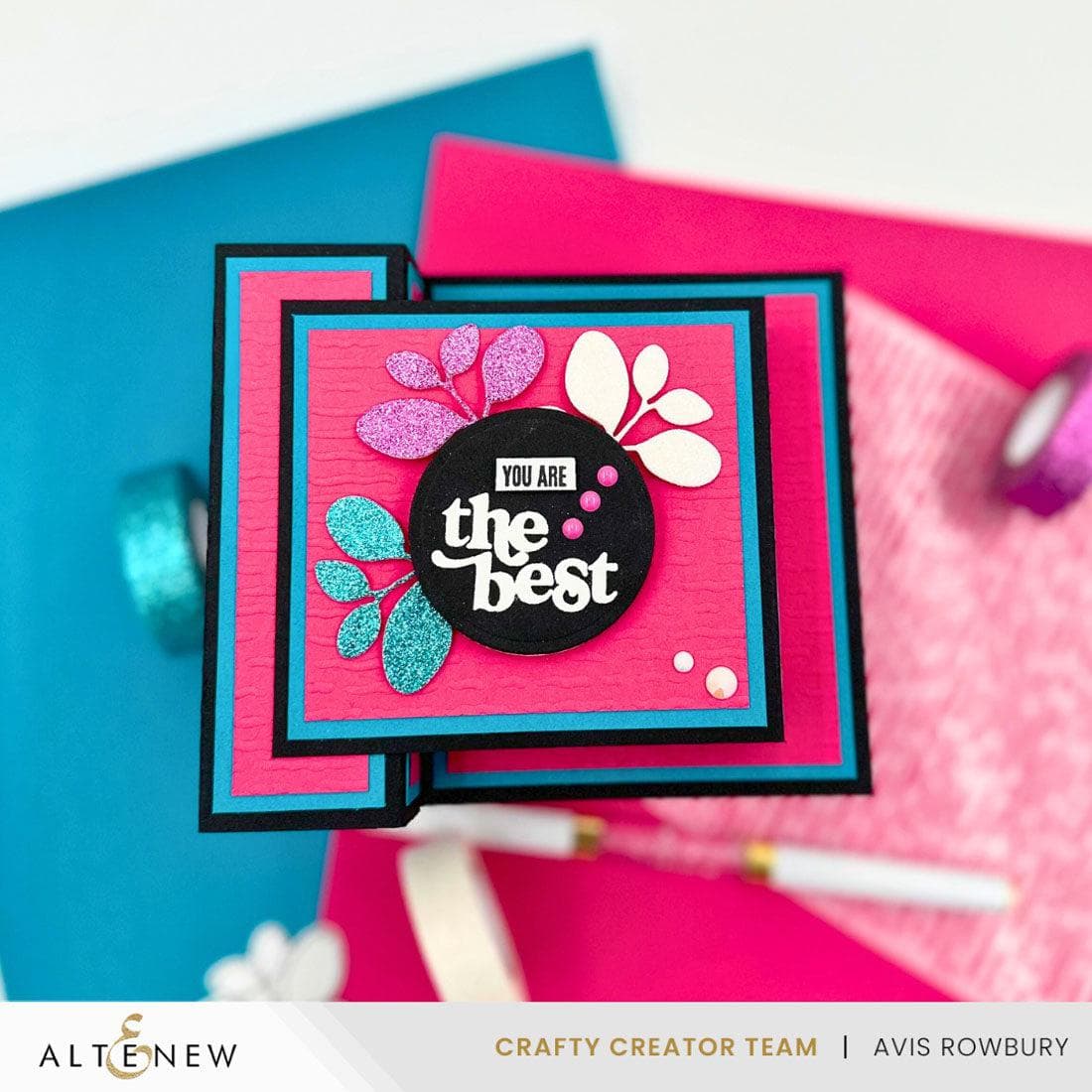 Crafty Necessities: Teal Cave Cardstock (10 sheets/set) | Altenew